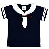 アスナロ（トップス 半袖tシャツ） Tシャツ 半袖 女の子 ベビー 子供 マリン セーラー トップス90 ネイビー