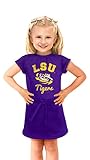 NCAA LSU Tigers Girls寒い夜ドレス、18 – 24か月、パープル