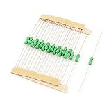 uxcell　アキシャルリードヒューズ　高速フェラヒューズ　速断　AC 125V-250V 125mA　20本入り