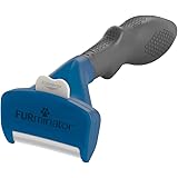 【Amazon.co.jp限定】ファーミネーター 中型犬 M 短毛種用 ペット ブラシ 獣医師監修 ヘアボール(毛球症)対策 肌に優しくアンダーコート除去 ボタンを押して抜け毛が簡単に取れる グルーミングブラシ スキンケア 熱中症対策