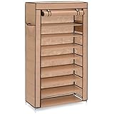 Best Choice Products 8シェルフ靴ストレージキャビネットオーガナイザーDIY靴ラック ブラウン SKY4310