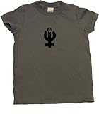 フェミニストFist Awesome Toddler Boy or Girl Tシャツ|ベビーギフト US サイズ: S カラー: グレー