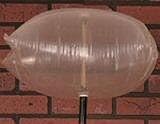 煙突バルーン9 " x9 " Inflatable Blocker (小さな煙突枕