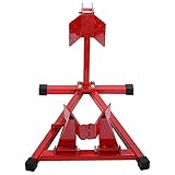 オートバイスポーツバイクフロントホイールChockリフトスタンドFits 16 " - 18 "タイヤ – by Choice製品