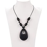 Consider It Maid Silicone Teething Necklace for Mom to Wear - FREE E-BOOK - BPA FREE and FDA Approve