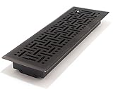 Accord AMFRRBB414 Floor Register with Wicker Design, 4-Inch x 14-Inch(Duct Opening Measurements), Oi