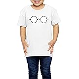 ファッション ボーイとガール 可愛い阿呆メガネちゃん　可愛い Ｔシャツ 体に合う White Size 3 Toddler