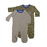 Trooper Clothing幼児男の子のAbu Air Force One Pieces 2 pcセット(グレー、3 – 6ヶ月)