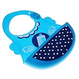 Baoblaze ビブ　洗える　調節可能　シリコン　赤ちゃん　子供　2​サイズ　全9色 - ボトル, M