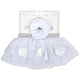 Baby Essentialsキュート最初赤ちゃん写真チュチュスカートと花ヘッドバンドギフトセット 0-6 Months グレー 43305-1653