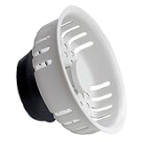 LASCO 03-1301 ABS Replacement Basket Strainer for Kitchen Sink Strainers, White by LASCO