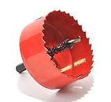 （Mountain top ）穴明け工具 ホルソー 壁穴 単品 電動 ドリル 穴あけ 掘削 穿孔 ホ-ルソ ー高速度鋼 ハイス 70mm