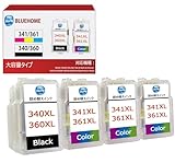 BC-340 / BC-360 BC-341 / BC-361 キャノン 用 インク 360 361 BC-360XL BC-361XL 詰め替えインク 340XL/360XL1本 341XL/361XL3本 合計4本 TS5330 TS5130S TS5130 TS5430 MG3630 インク 純正 と併用可能