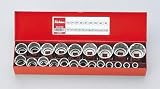 Ko-ken 1/2"sq. 6角ソケットセット 22ヶ組__4251M-6P