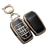 ZANEKO アルファード キーケース適合トヨタ アルファード30系後期 前期 キーカバー (ブラック)