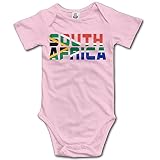 カスタムSouth Africa Baby Girl and Boy登山漫画半袖シャツ[ - - - - - - - カラー: ピンク