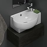 CeraStyle CeraStyle 001300-U-One Hole-637509828189 Mini Collection Bathroom Sink, White [並行輸入品]