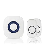 ワイヤレスチャイム　ドアベル　呼び鈴　 無線 　ドアチャイム　 呼び出しチャイム チャイムセンサー　 最高300Mの無線範囲 　配線不要　呼出音楽52曲選択可　玄関 介護用 ナースコール　防犯・業務用