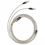 GUCraftsman 6N単結晶銀ヘッドホンアップグレードケーブル/代替ケーブルは4Pin XLR/4.4mm/2.5mm SHURE SRH1440 SRH1540 SRH1840と互換性あり (4.4mm プラグ)