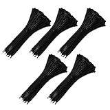 結束バンド 黒色 (長さ150mm×幅3.6mm【500本】)