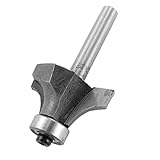 SODIAL(R) 0.25 x 0.87-インチ　デュアルフルートラウンド　ラウンドオーバビットルーター