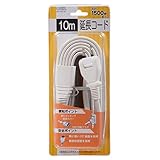 オーム電機 ＯＨＭ　１０ｍ延長コードムービープラグ ＨＳ－Ｔ１１０Ｆ１－Ｗ