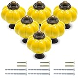 セラミック引き出しノブ 家具取っ手 箪笥 建築金具ツマミ 陶器 つまみ ノブ 戸棚食器棚 装飾 DIY 建築金具 戸棚引き (6, 青 灰色)