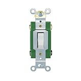 Eaton 3032V 30-Amp, 120/277-Volt Rating Toggle Switch, Ivory by Eaton