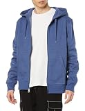 [Amazon Essentials] パーカー ジップアップ 裏起毛 メンズ ヘザーブルー L