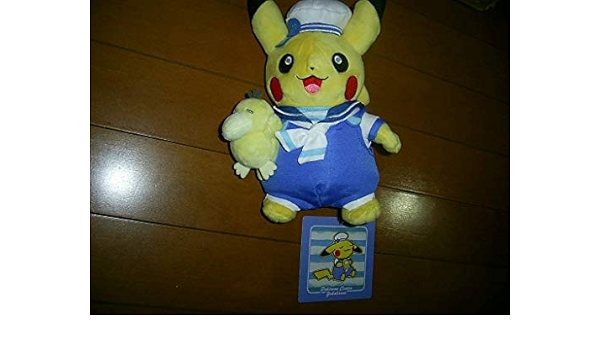 Amazon ポケモンセンターヨコハマr限定 ぬいぐるみ ピカチュウ ぬいぐるみ抱っこ コダック 横浜 ぬいぐるみ おもちゃ