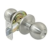 Ultra Hardware 44192 Chestnut Hill Round Ball Knob Lockset Passage, Satin Nickel [並行輸入品]