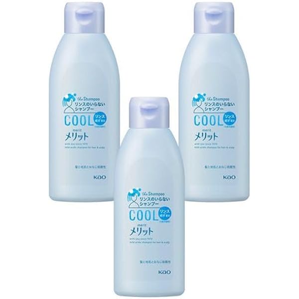 Amazon | メリット リンスのいらないシャンプークール ポンプ 480ml