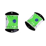 monkeyjack 2pcs釣りルーラー正確な魚の測定テープ定規防水1.4 Mグリーン簡単に洗い、クリーン