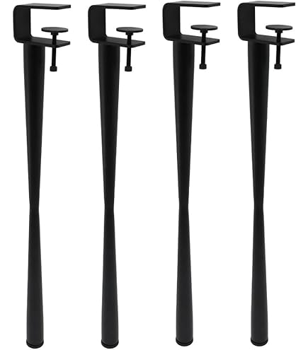 Amazon.co.jp: 金属製家具の脚、F型 調節可能なテーブルクランプ脚