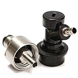 ステンレススチールCarbonationキャップCarbonator Wth液体とボールロック断路器1 / 4インチBarb