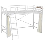 家具 便利 おしゃれ ロフトベッド（ホワイト） 90709300