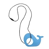Blesiya 安全歯固め　シリコン製　看護ネックレス　シリコーン　おしゃぶり　クジラ　鯨の形　ライオン　フクロウ　全13種類 - ブルー, クジラ