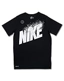 nike ナイキ YTH ドライ DISSOLVE NIKE BLOCK Tシャツ 913113-010 (150, 913113-010)
