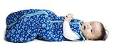 Baby deedee Sleep Nest Tee Baby Sleeping Bag Playful Whales Small 0-6 Months 【joybaby】 [並行輸入品]