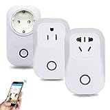 米国標準Wifiスマートソケットワイヤレスリモートコントロールソケットスマートホームオートメーションスマートパワーソケットプラグ
