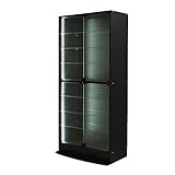 【JAJAN】フィギュアラック「ワイド」83シリーズ『セカンド-2nd』 LED付き 幅83cm奥行39cm高さ182cm ハイタイプ 本体 ブラック【正規品】[鍵付きコレクションケース]