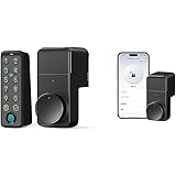 【セット買い】SwitchBot ロックプロ 指紋認証パッド 1ドア2ロック スイッチボット - Alexa オートロック ドアロック 玄関 遠隔対応 工事不要（ロックプロ2個＋指紋認証パッド1個）