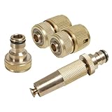 Silverline Fittings Set Brass 4pce 4pce
