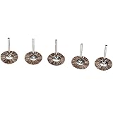 5個入り 毛 ブラシ ナイロン毛研磨ワイヤーホイール バフ研磨 回転 ツール