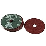 uxcell サンドペーパー　紙やすり 直径100mm 24 グリット 研磨機用　ディスク　10個