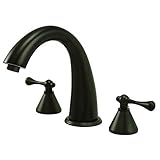 Kingston Brass KS2365BL English Country Roman Tub Filler, Oil Rubbed Bronze [並行輸入品]