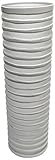 Design Toscano Ouray 16-Inch Hand-Crafted Glass Vase, Large, White [並行輸入品]