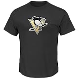 Pittsburgh Penguins NHLメンズ刺繍軽量TekパッチTシャツ S