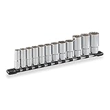トネ(TONE) ディープソケットセット(12角・ホルダー付) HDL312A 差込角9.5mm 内容12点