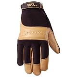 Wells Lamont7690LGrips Gold Impact Leather Work Glove-LG GRIPS GOLD GLOVE (並行輸入品)